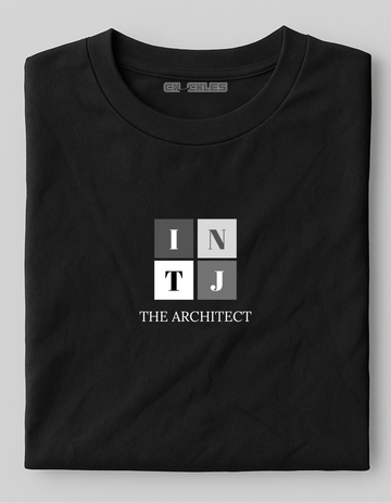 Classic INTJ Architect Typography Tee | Soft And Breathable 180 GSM