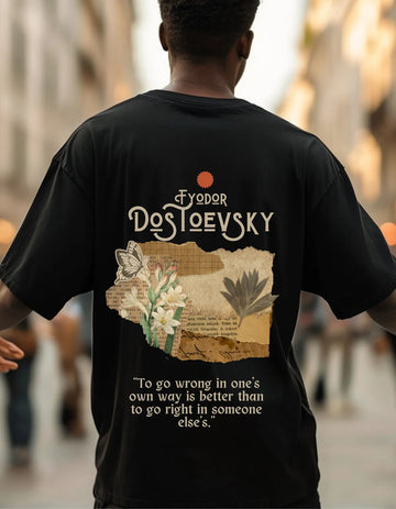 Oversized Dostoevsky Limited Edition Tee | Soft and Breathable 180 GSM