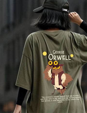 Oversized Orwell Limited Edition Tee | Soft and Breathable 180 GSM