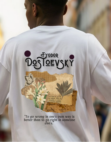 Oversized Dostoevsky Limited Edition Tee | Soft and Breathable 180 GSM