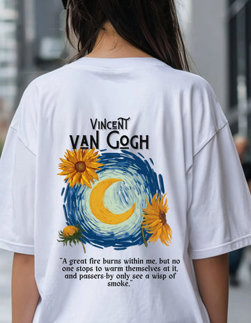 Oversized Van Gogh Limited Edition Tee | Soft and Breathable 180 GSM