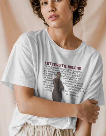 Oversized Kafka (Letters to Milena 3) Limited Edition Tee | Soft And Breathable 180 GSM