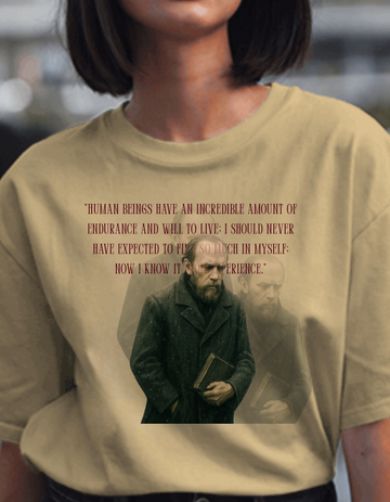 Oversized Dostoevsky Cinematic Limited Edition Tee | Soft And Breathable 180 GSM