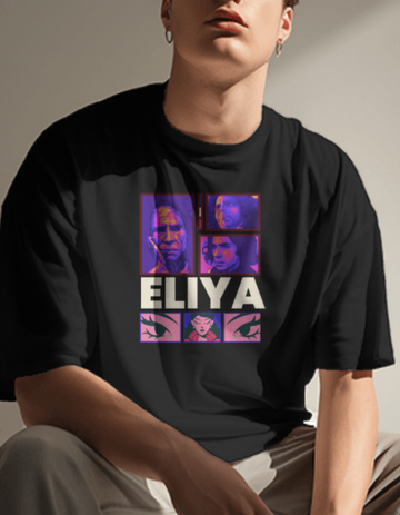 Black Jaun Eliya Unisex Minimalist Quote Tee | Soft And Breathable 180 GSM