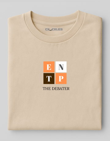 Classic ENTP Debater Typography Tee | Soft And Breathable 180 GSM