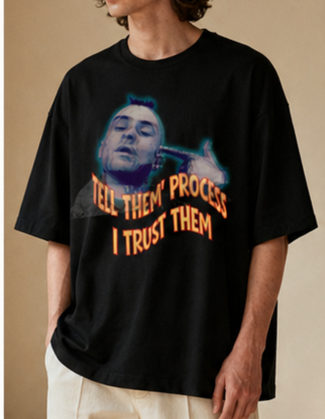 Trust The Process X Taxi Driver Premium Oversized Tee | Soft And Breathable Heavy Cotton 220 GSM
