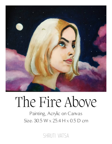 The Fire Above Original Painting