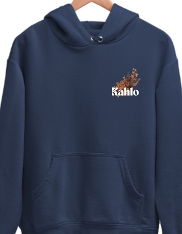 Frida Kahlo Birds Limited Edition Navy Blue Hoodie | Soft & Breathable Pure Cotton
