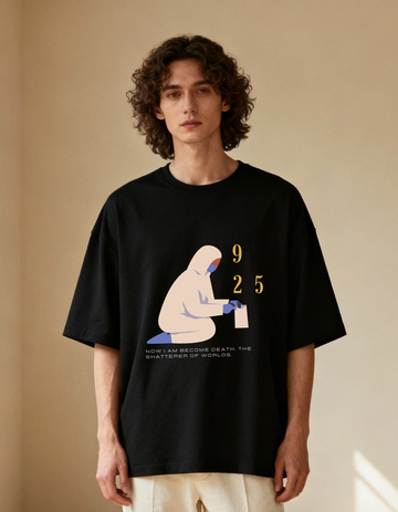 9 to 5 Premium Oversized Tee | Soft And Breathable Heavy Cotton