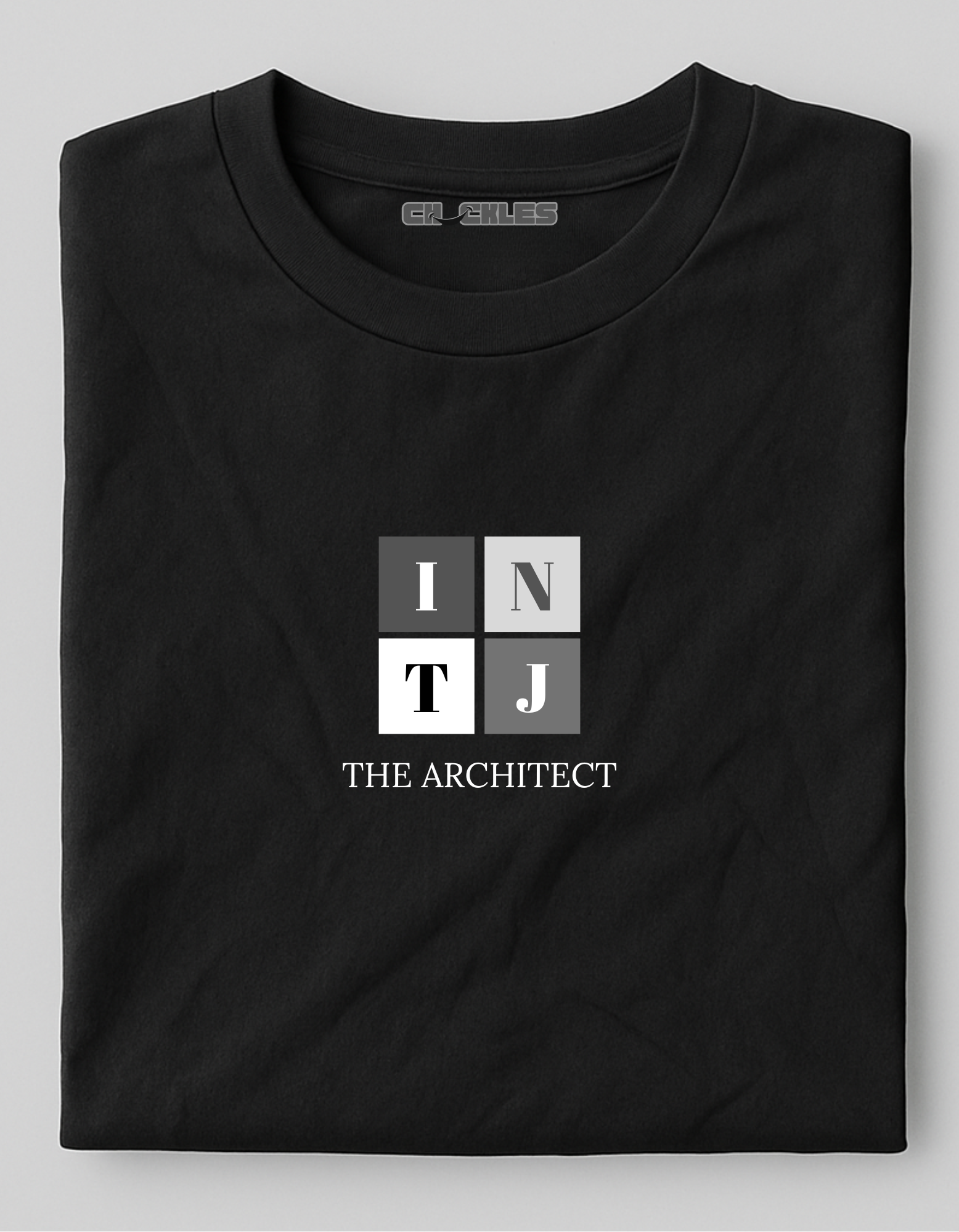 Classic INTJ Architect Typography Tee | Soft And Breathable 180 GSM