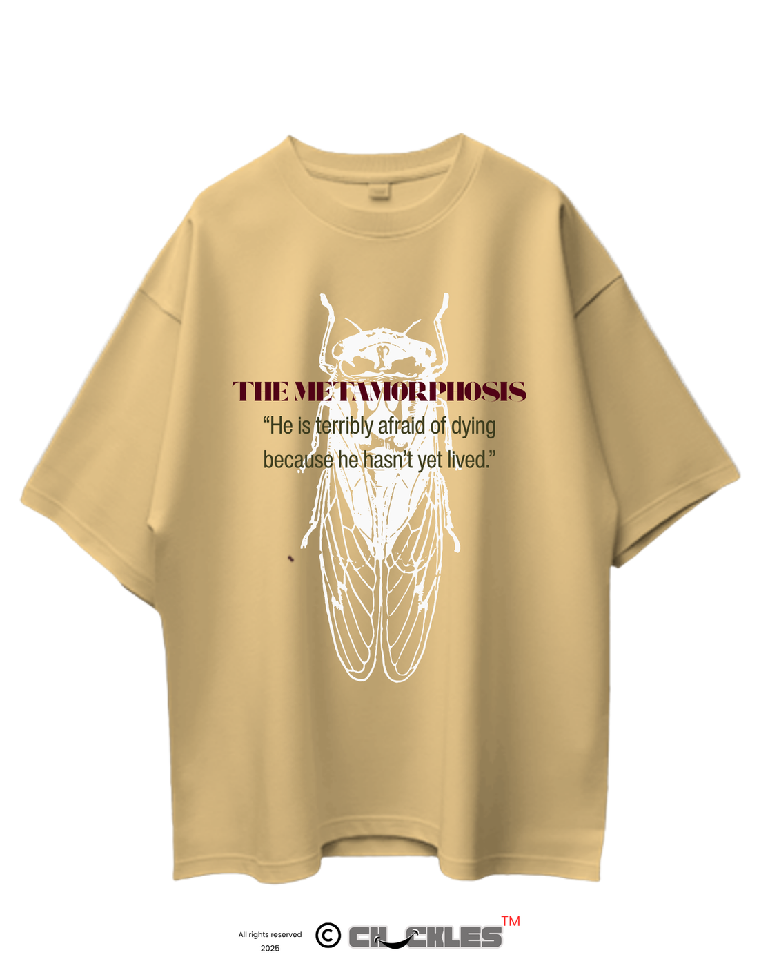 Oversized Kafka (The Metamorphosis v2) Limited Edition Tee | Soft And Breathable 180 GSM