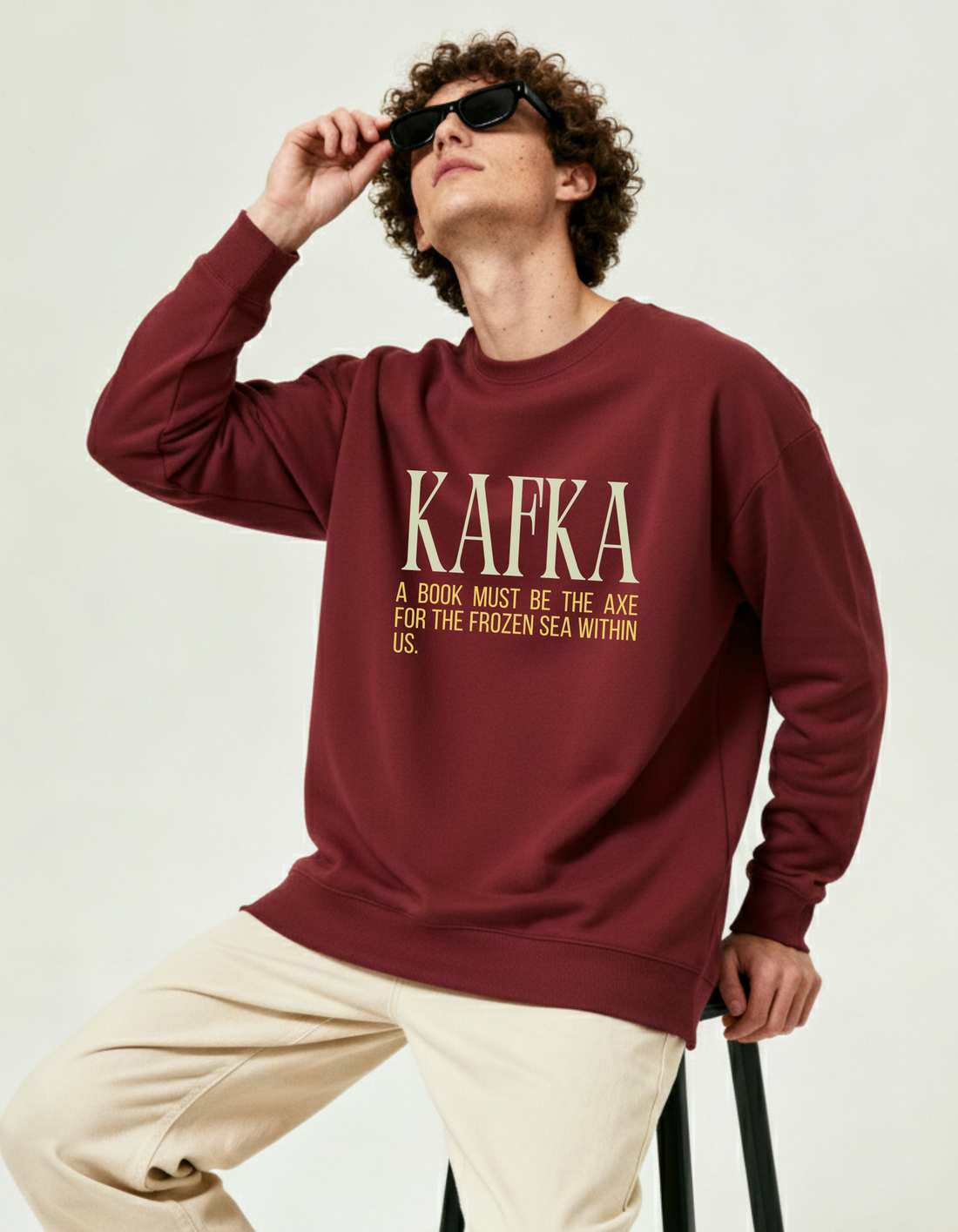 Kafka frozen Axe Limited Edition Sweatshirt | Soft And Breathable Pure Cotton