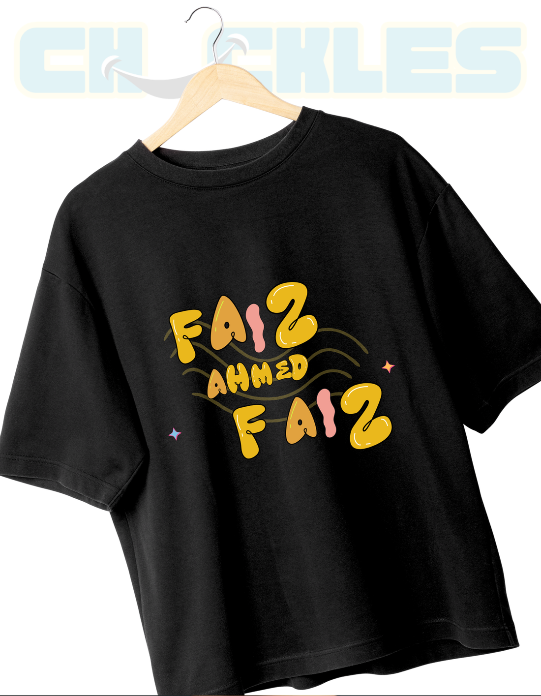 Black Faiz Unisex Life Tee | Soft and Breathable 180 GSM