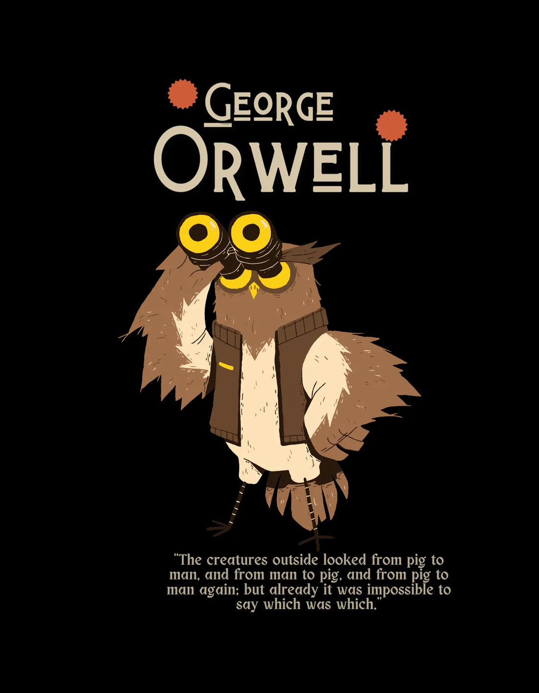 Oversized Orwell Limited Edition Tee | Soft and Breathable 180 GSM