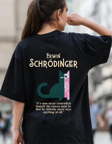Oversized Schrodinger Limited Edition Tee | Soft and Breathable