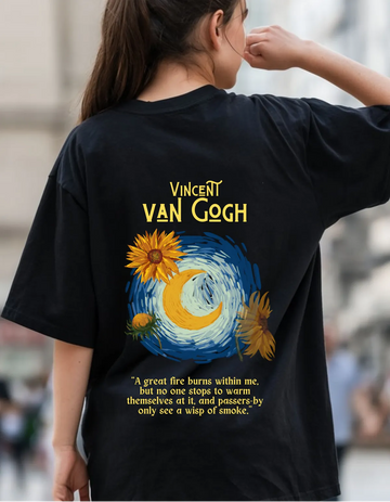 Oversized Van Gogh Limited Edition Tee | Soft And Breathable 180 GSM
