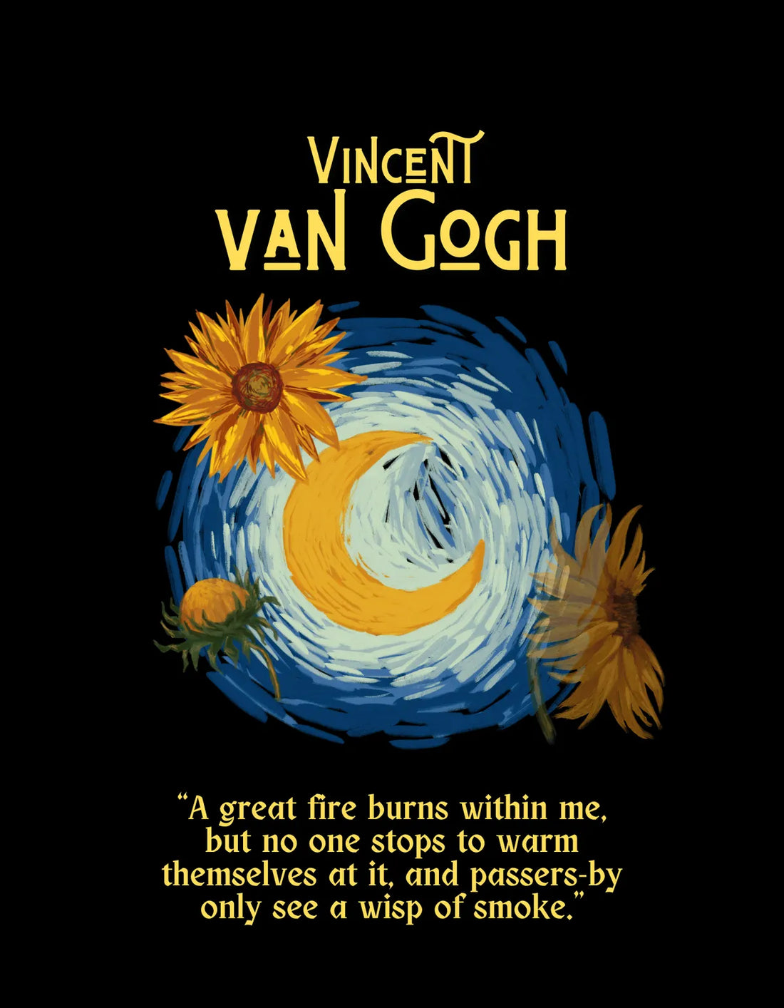 Oversized Van Gogh Limited Edition Tee | Soft And Breathable 180 GSM