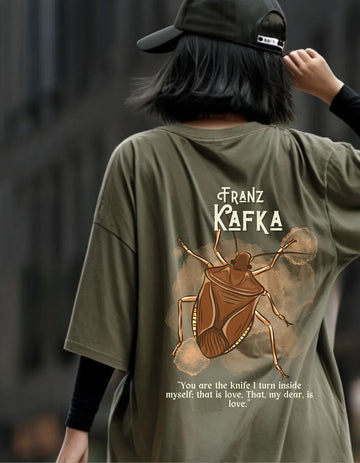Oversized Kafka Limited Edition Tee | Soft and Breathable 180 GSM
