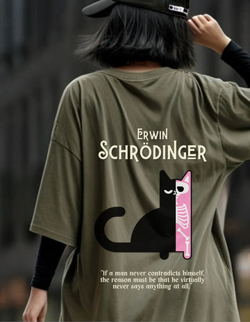 Oversized Schrodinger Limited Edition Tee | Soft and Breathable