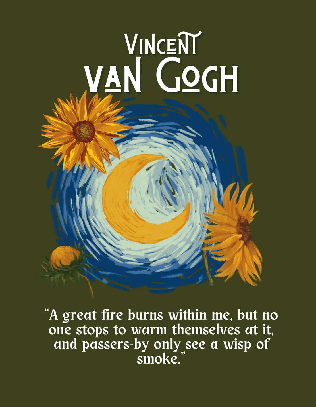 Oversized Van Gogh Limited Edition Tee | Soft and Breathable 180 GSM