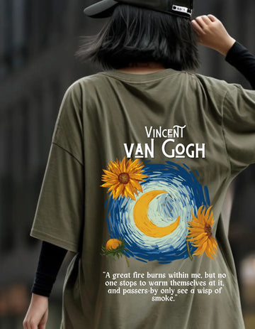 Oversized Van Gogh Limited Edition Tee | Soft and Breathable 180 GSM