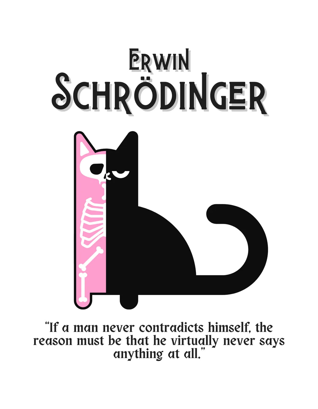 Oversized Schrodinger Limited Edition Tee | Soft and Breathable