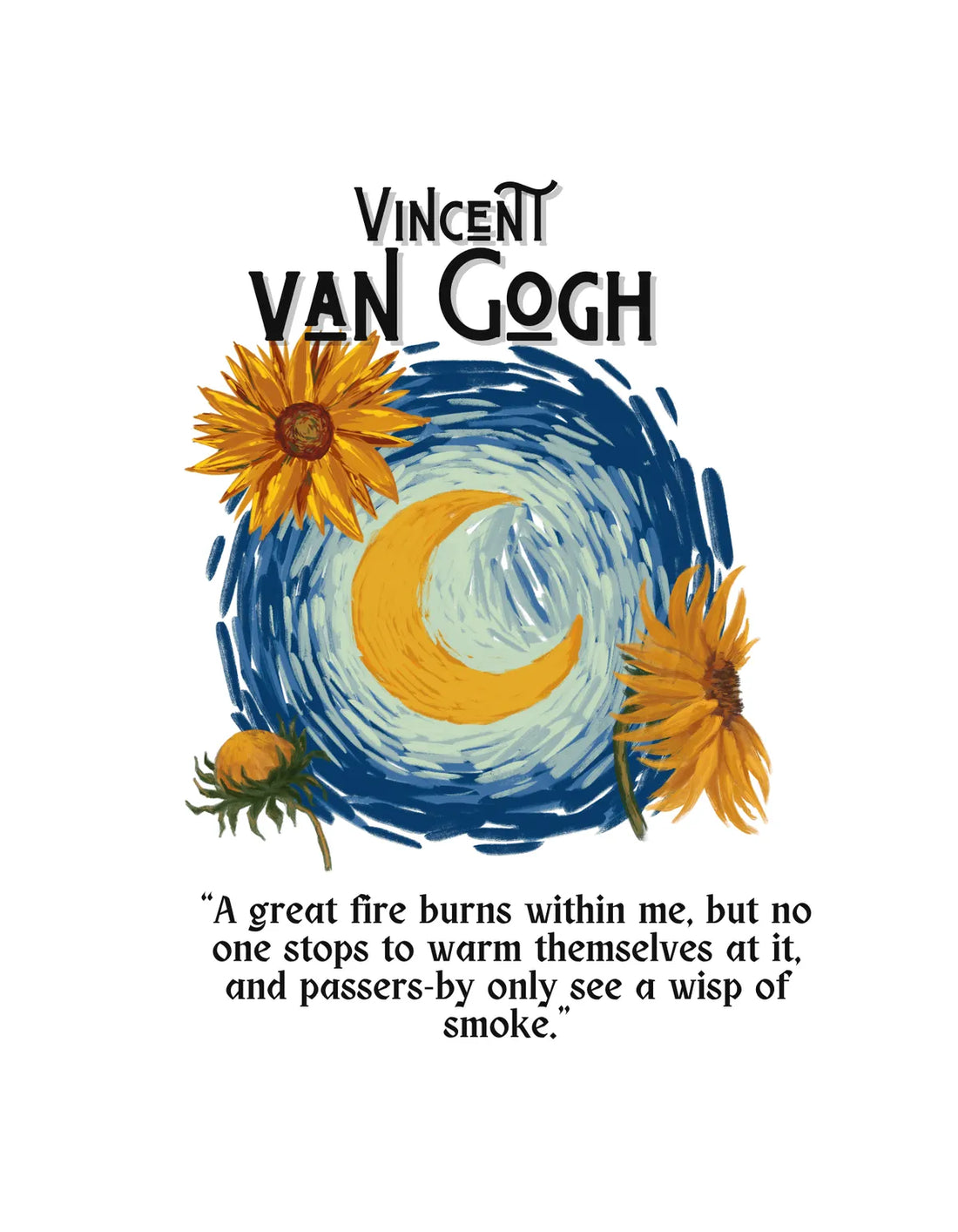 Oversized Van Gogh Limited Edition Tee | Soft and Breathable 180 GSM