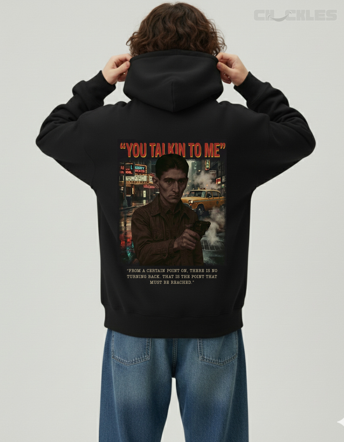 Kafka X Taxi Driver Black Hoodie Limited Edition | Soft & Breathable Pure Cotton