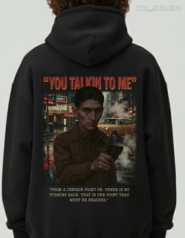 Kafka X Taxi Driver Black Hoodie Limited Edition | Soft & Breathable Pure Cotton