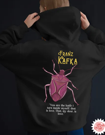 Kafka Metamorphosis Limited Edition Black Hoodie | Soft & Breathable Pure Cotton