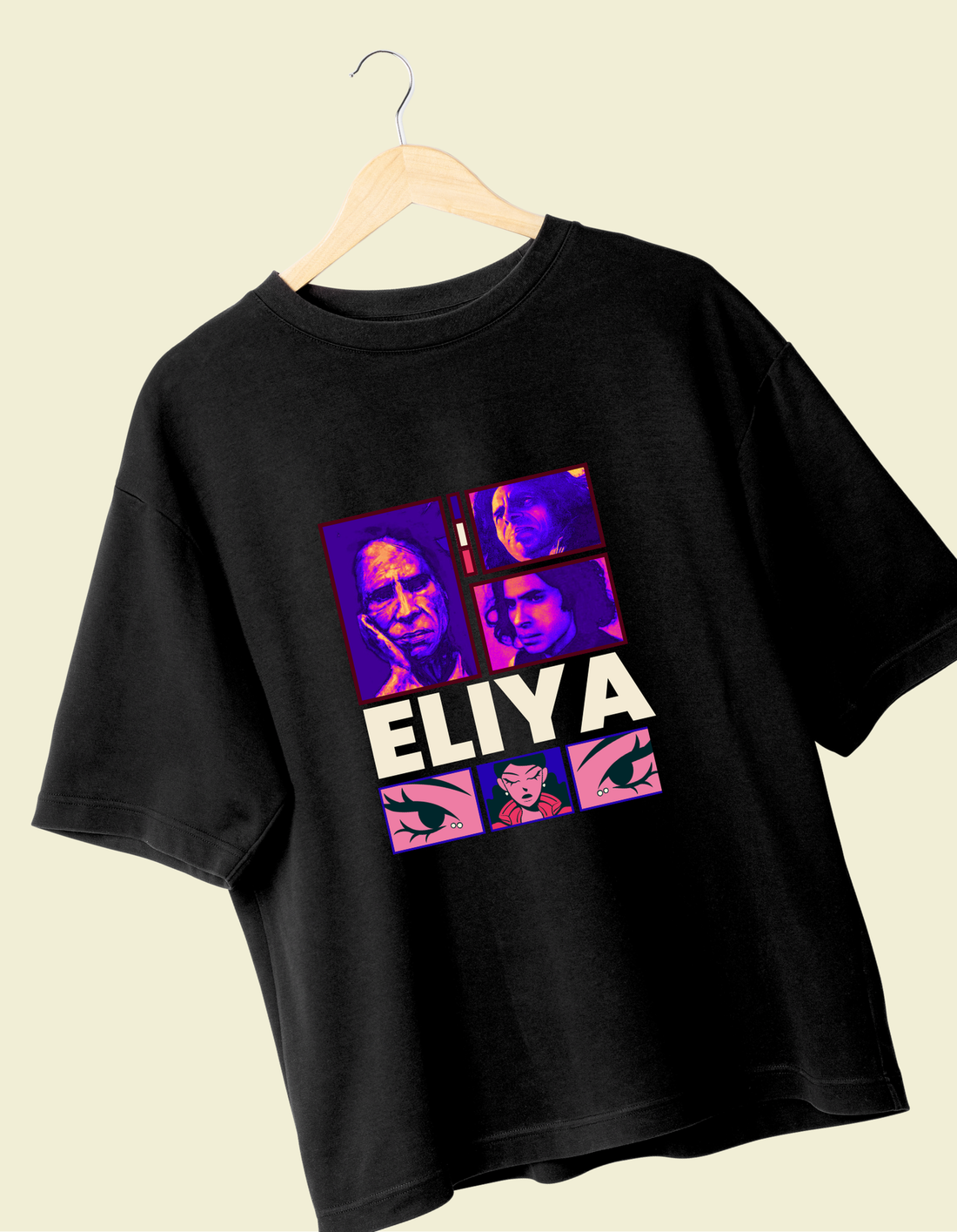 Black Jaun Eliya Unisex Minimalist Quote Tee | Soft And Breathable 180 GSM