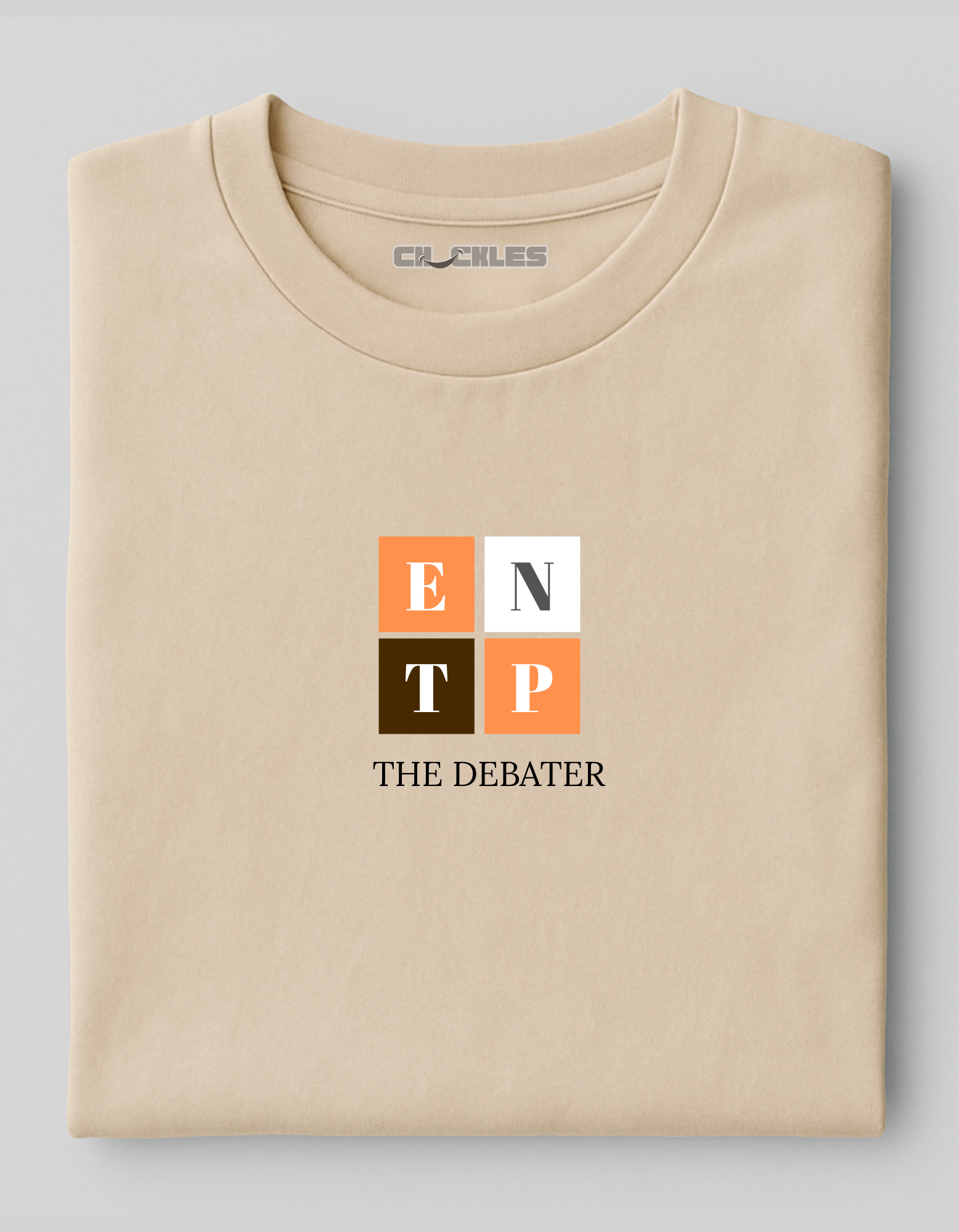 Classic ENTP Debater Typography Tee | Soft And Breathable 180 GSM