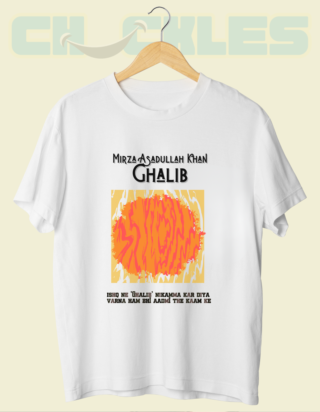 White Ghalib Unisex Graphic Tee | Soft And Breathable 180 GSM